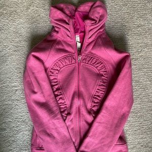 Lululemon Pink sparkly sweatshirt size 6